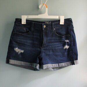 Universal Thread jean shorts (jegging material), mid rise, L